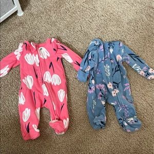Preemie 2 way zipper onesies